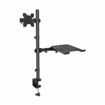 Manhattan soporte para escritorio combinado con brazo para monitor y soporte para laptop 13" a 32" - Image 2