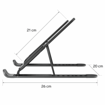 Steren base para laptop negra - Image 2